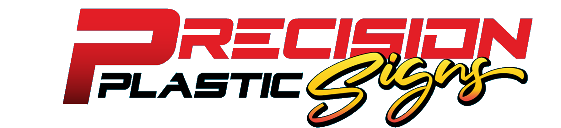 Precision Plastic Signs - Precision logo transparent