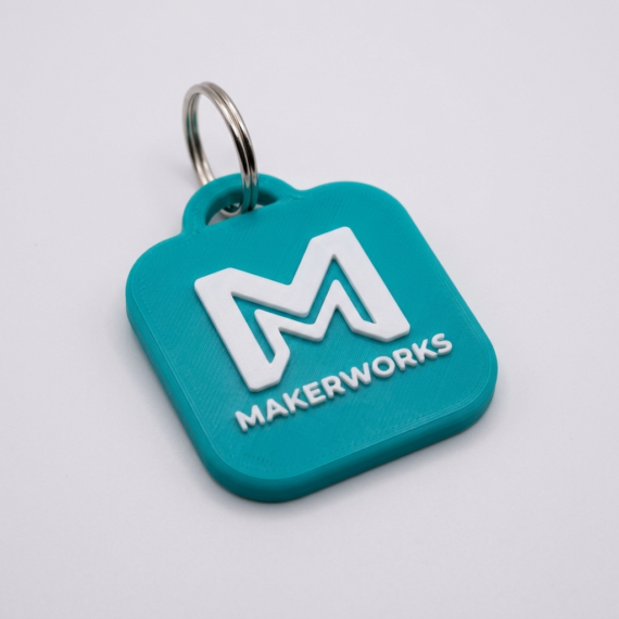 Keychains with Logo - custom 3D-printed by Precision Plastic Signs