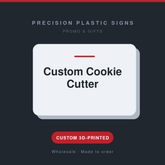 Custom Cookie Cutter - custom 3D-printed by Precision Plastic Signs