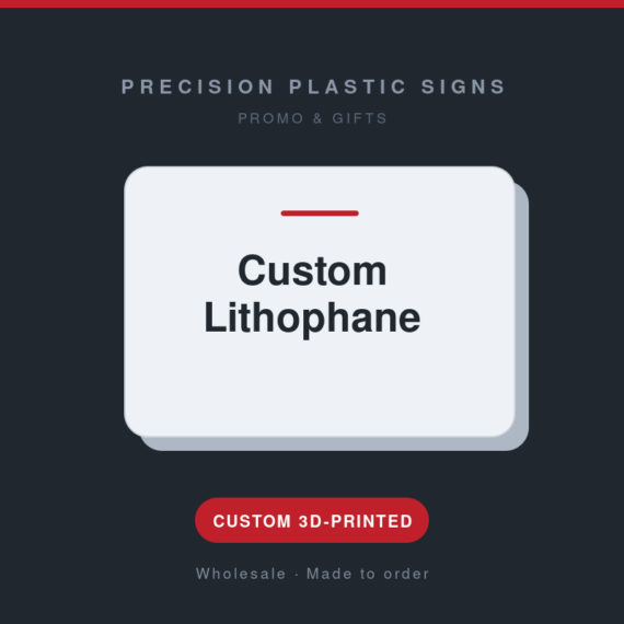 Custom Lithophane - custom 3D-printed by Precision Plastic Signs
