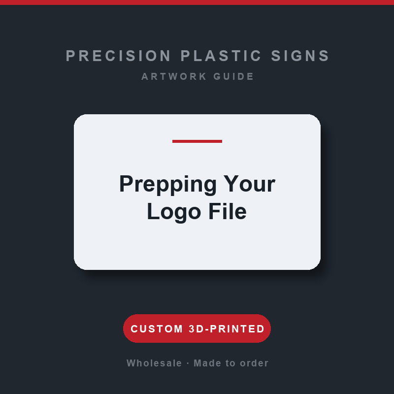 How to Prepare Your Logo File for a 3D-Printed Sign